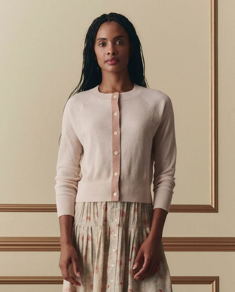 DAINTY Cardigan in Soft Petal