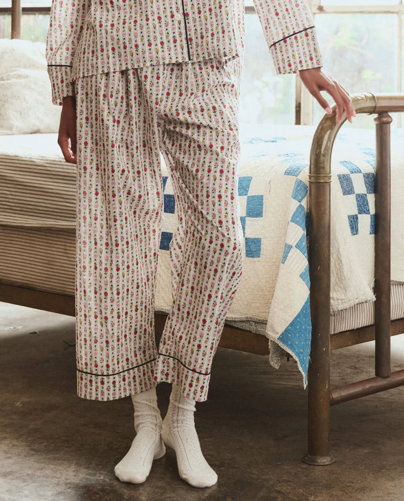 Easy Sleep Pant in Ribbon Floral