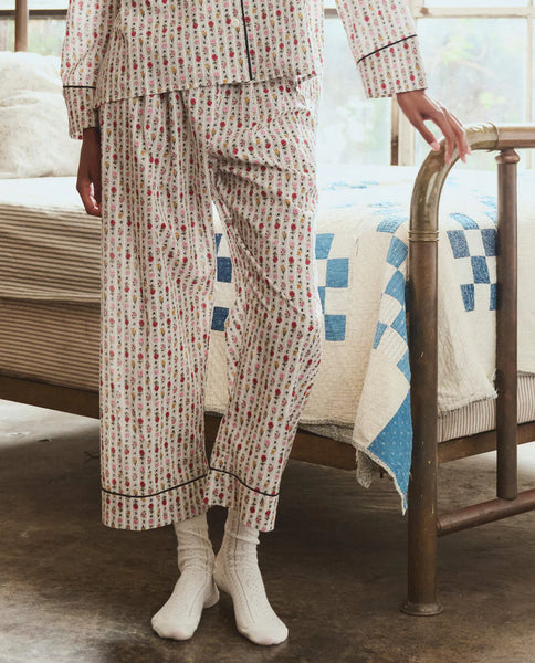 Easy Sleep Pant in Ribbon Floral