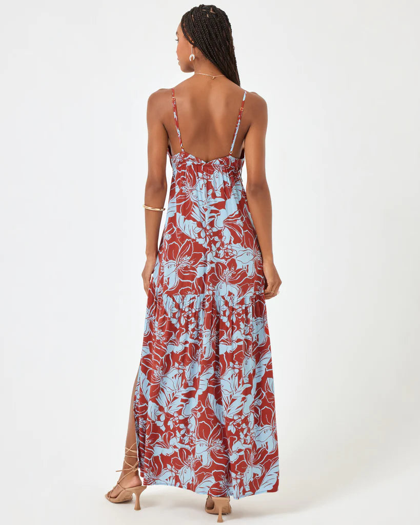 VICTORIA Printed Cover Up Dress in Going Tropical