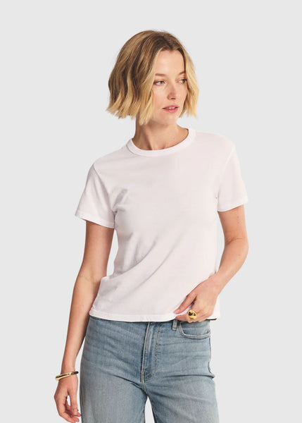 RYLAND Short Sleeve Crew Tee in White