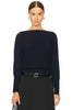 MIMI Cashmere Off Shoulder Sweater in Black