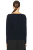 MIMI Cashmere Off Shoulder Sweater in Black