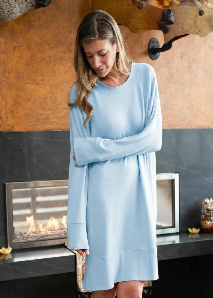COZY Sleep Dress in Ice Melt