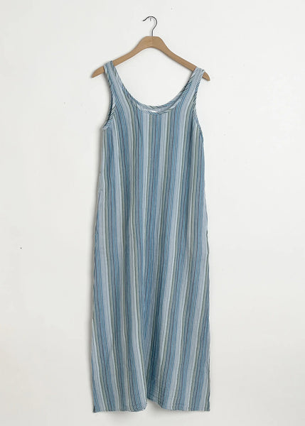 AMELIN Gauze Maxi Dress in Shoreline