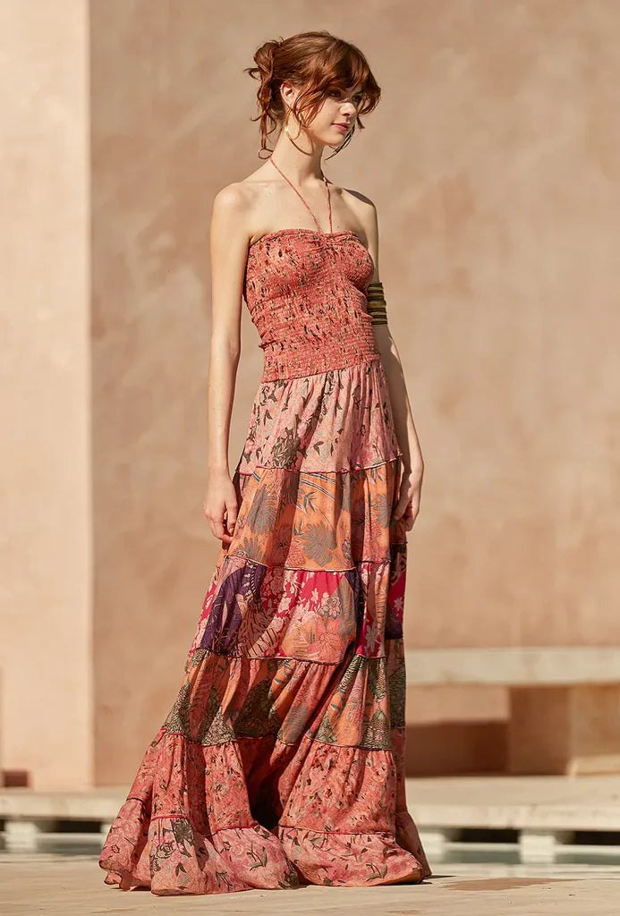 BELLINA Maxi Dress in Multi