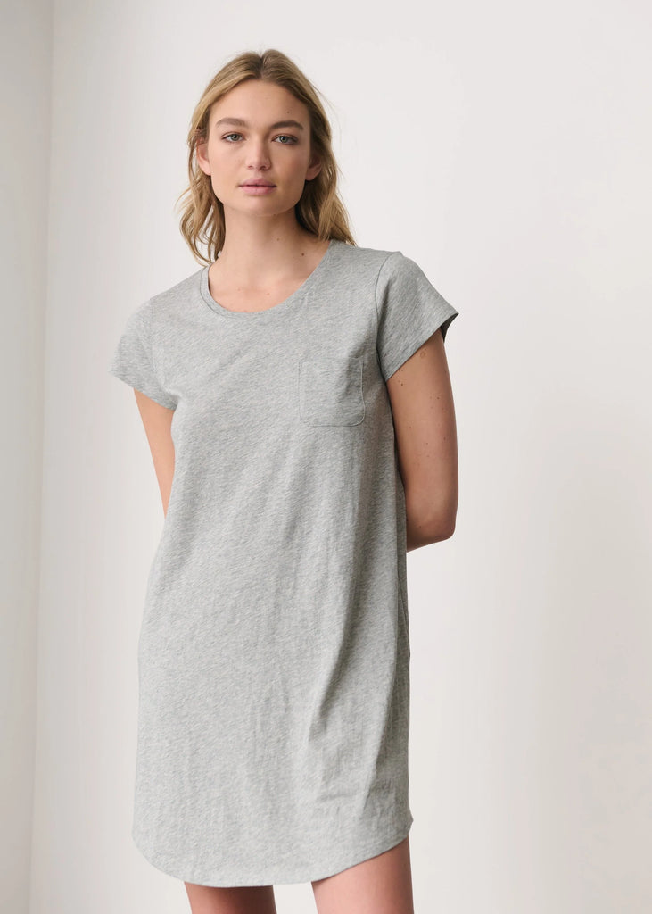 CARISSA Sleep Shirt in Heather Grey