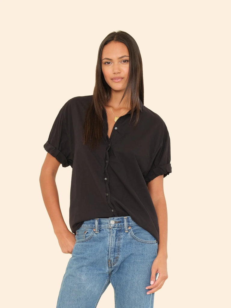 CHANNING Short Sleeve Shirt in Black