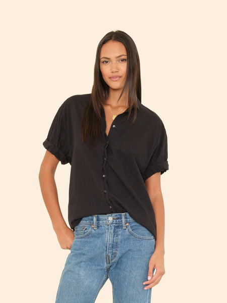 CHANNING Short Sleeve Shirt in Black