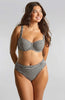 OLIVIA Full Cup & Brief Bikini in Black Gingham