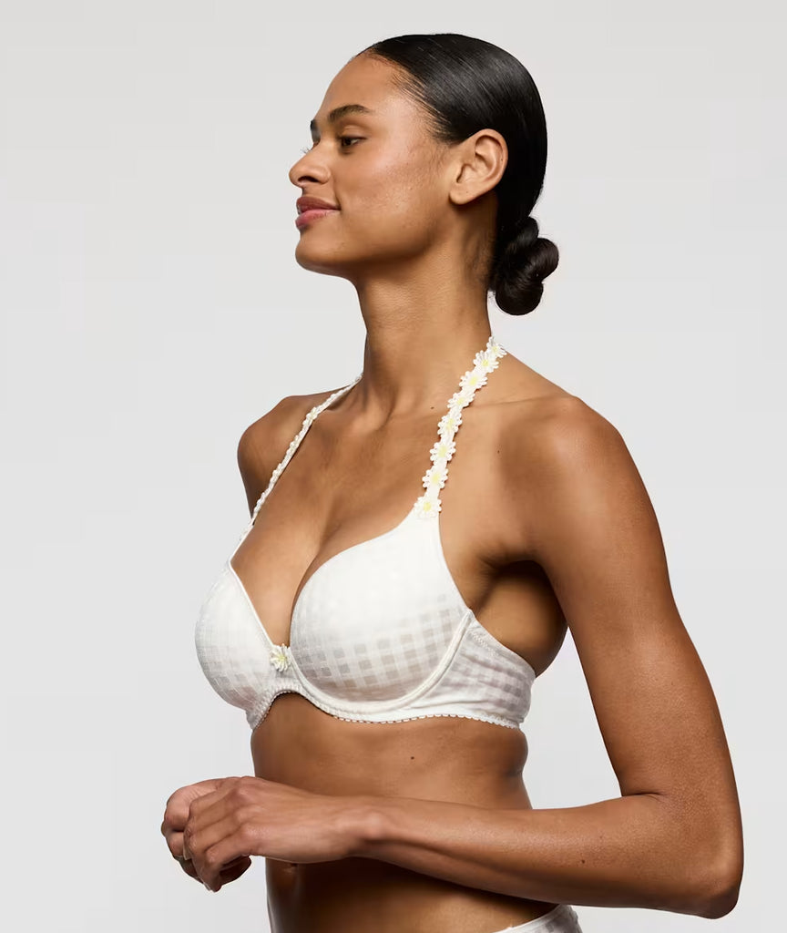 AVERO Padded Bra in Ivory Petal