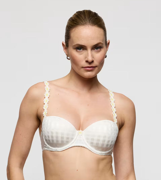 AVERO Padded Balcony Bra in Ivory Petal