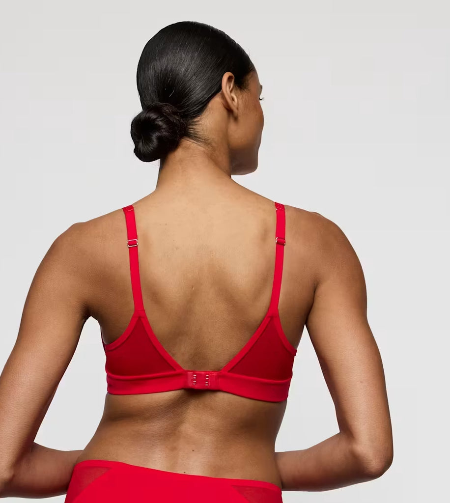 LOUIE Padded Bra in True Red