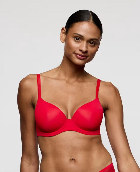 LOUIE Padded Bra in True Red