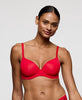 LOUIE Padded Bra in True Red