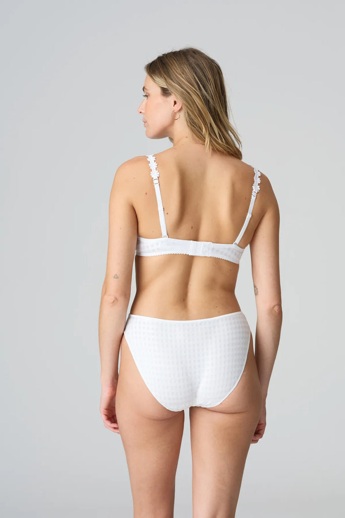 AVERO Un-Lined Underwire Bra in White