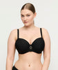 DELRAY Underwire & Full Brief Bikini in Black
