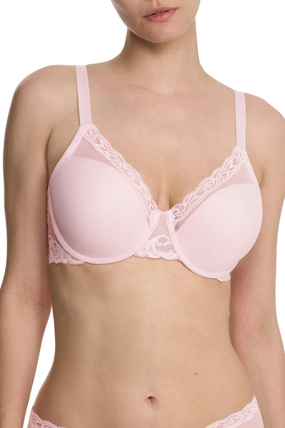 FULL FIGURE Feathers Bra in Pink Sky