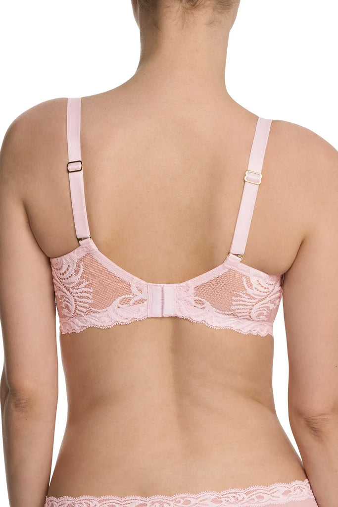 FULL FIGURE Feathers Bra in Pink Sky