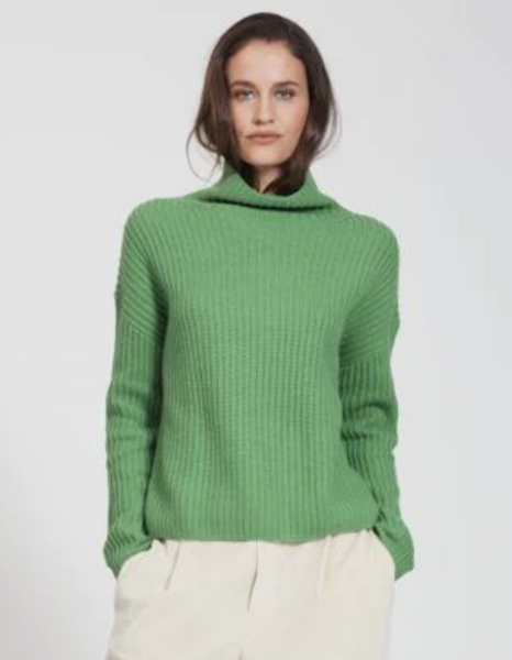 LONA Turtleneck Sweater in Green