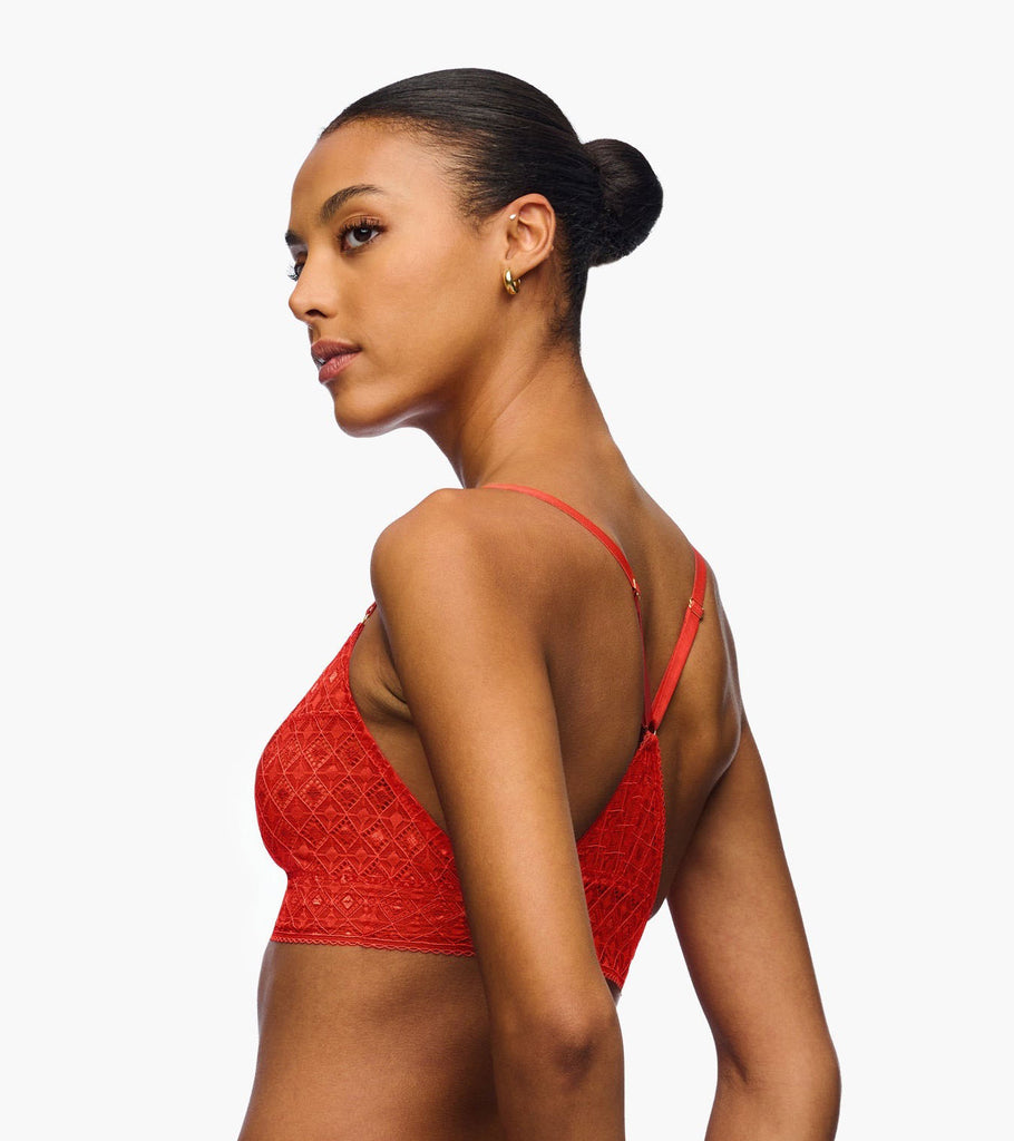 BASILICA Hook Front Bralette in Fiamma