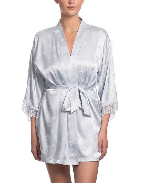 SHANE Jacquard Robe in Silver