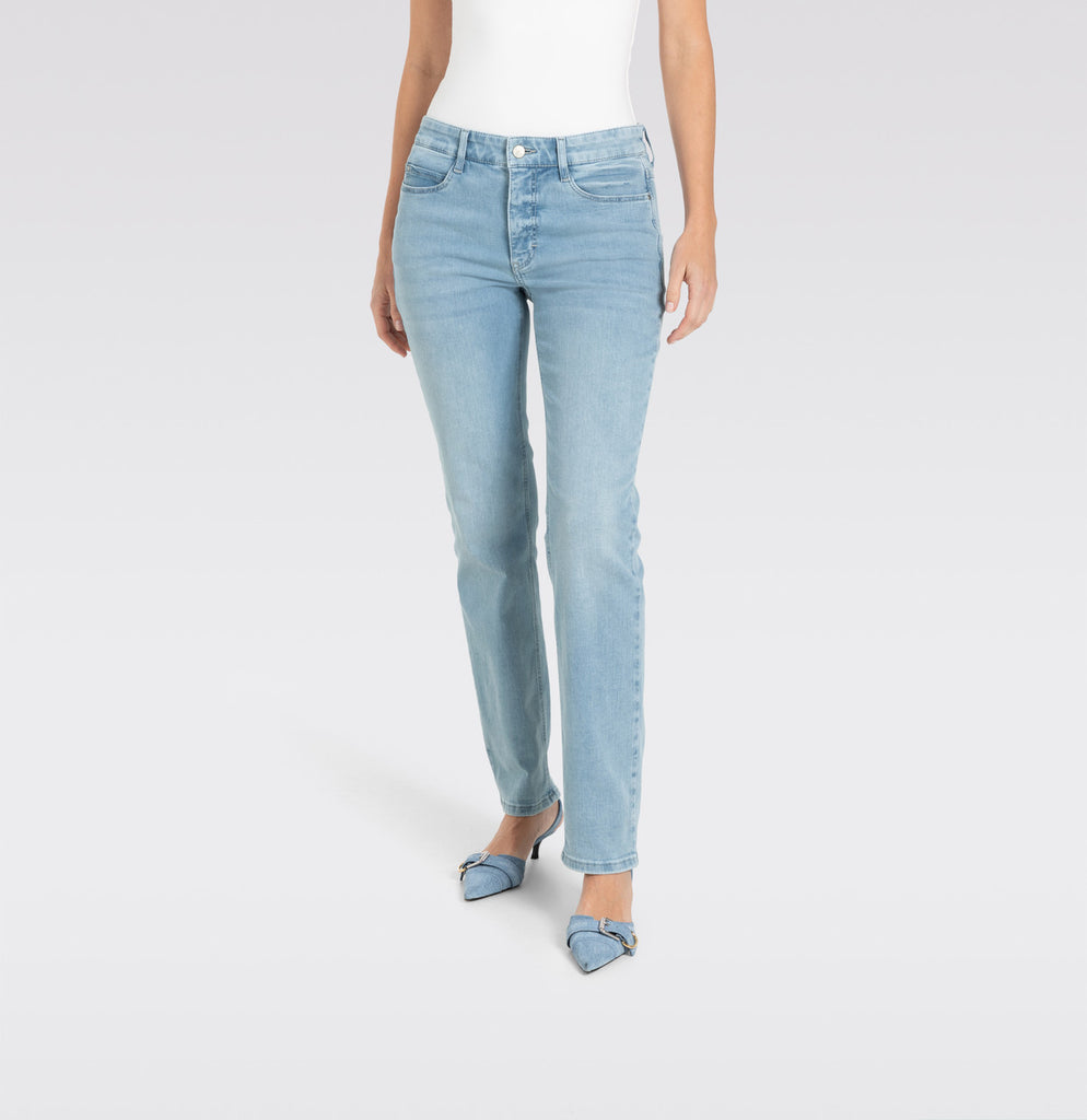DREAM Straight Jeans in Aqua Blue Random