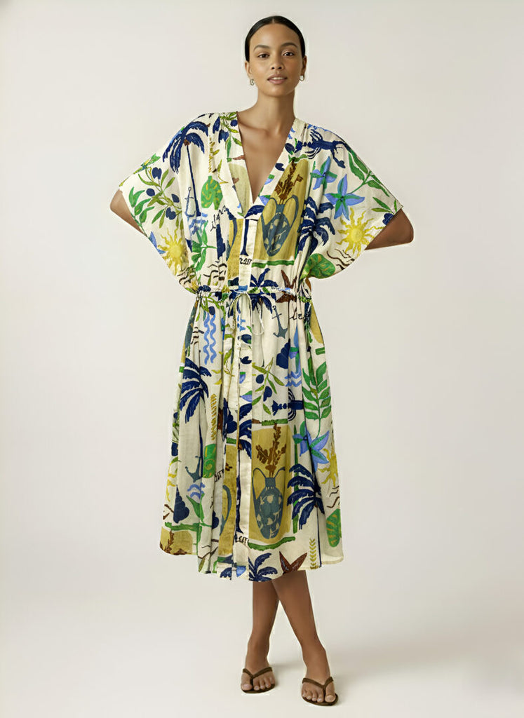 PIPPA Caftan Dress in Multi