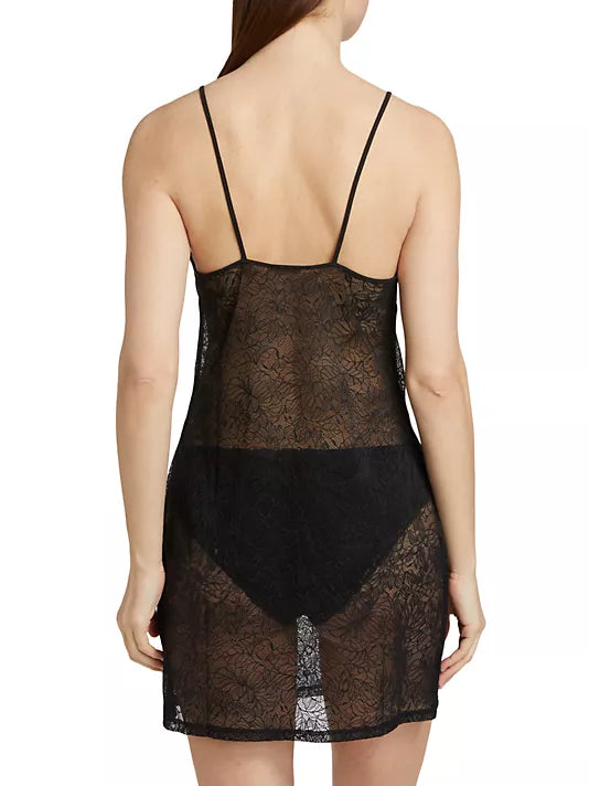 LILIA Lace Chemise in Black