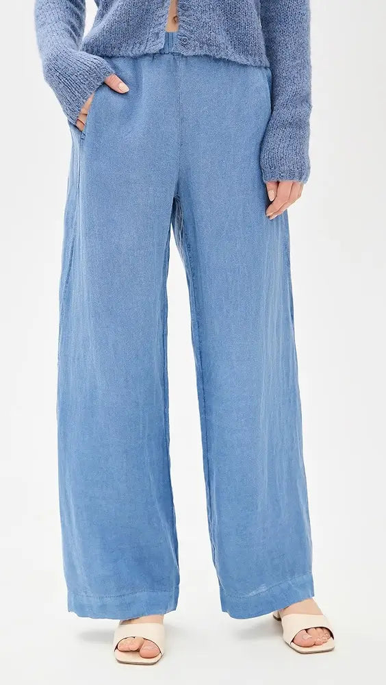 LOLA Linen Pants in Indigo