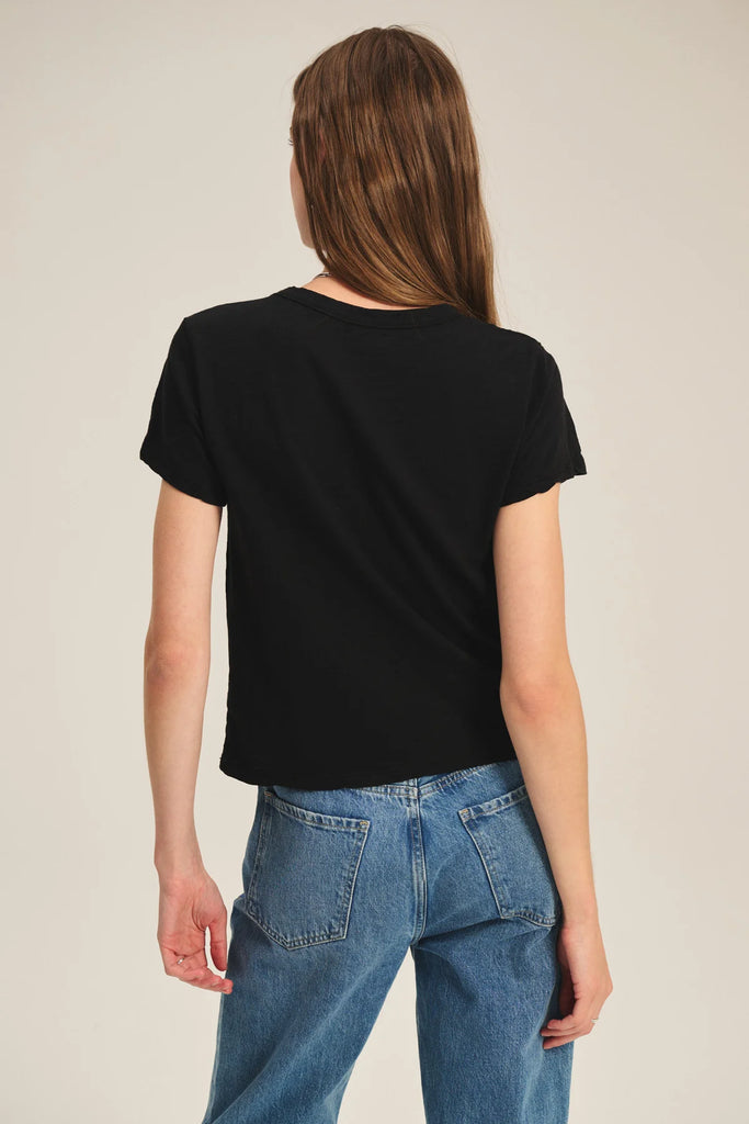 MARIKA Short Sleeve Crew Tee in Black