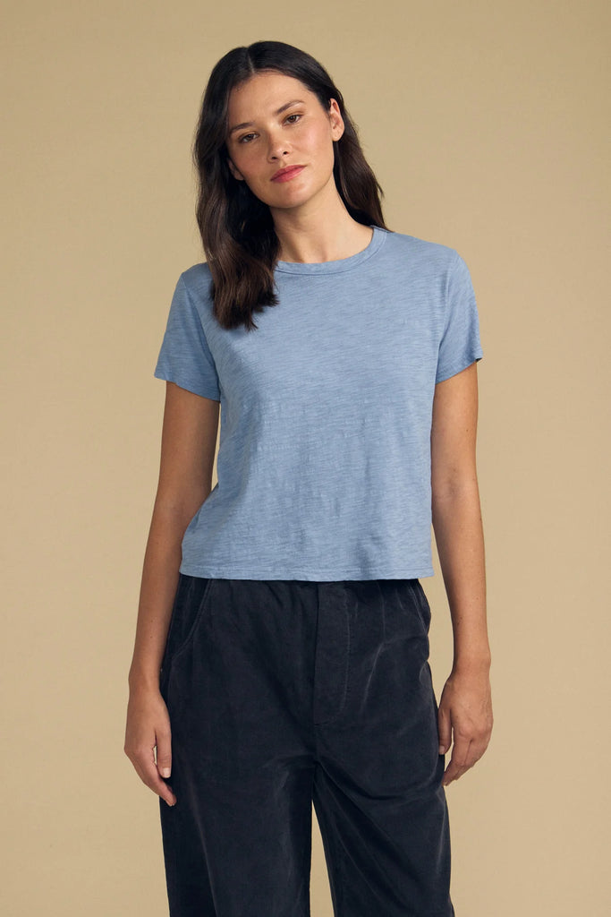 MARIKA Short Sleeve Crew Tee in Sail