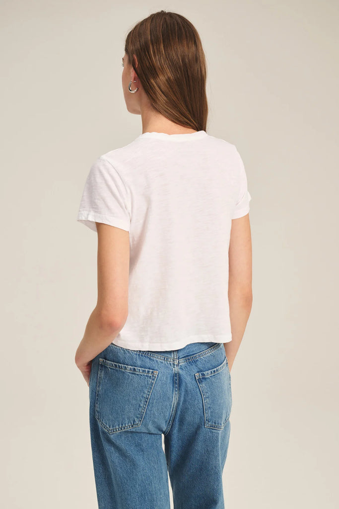 MARIKA Short Sleeve Crew Tee in White