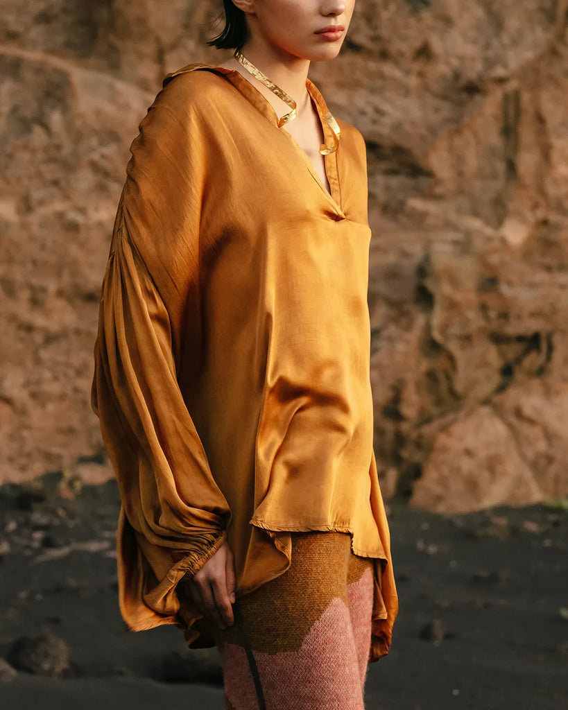 VIANEY Blouse in Ocre