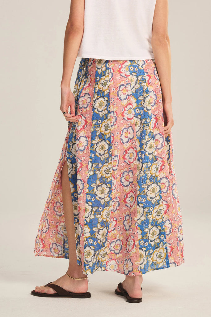 NICOLETTE Wrap Maxi Skirt in Multi