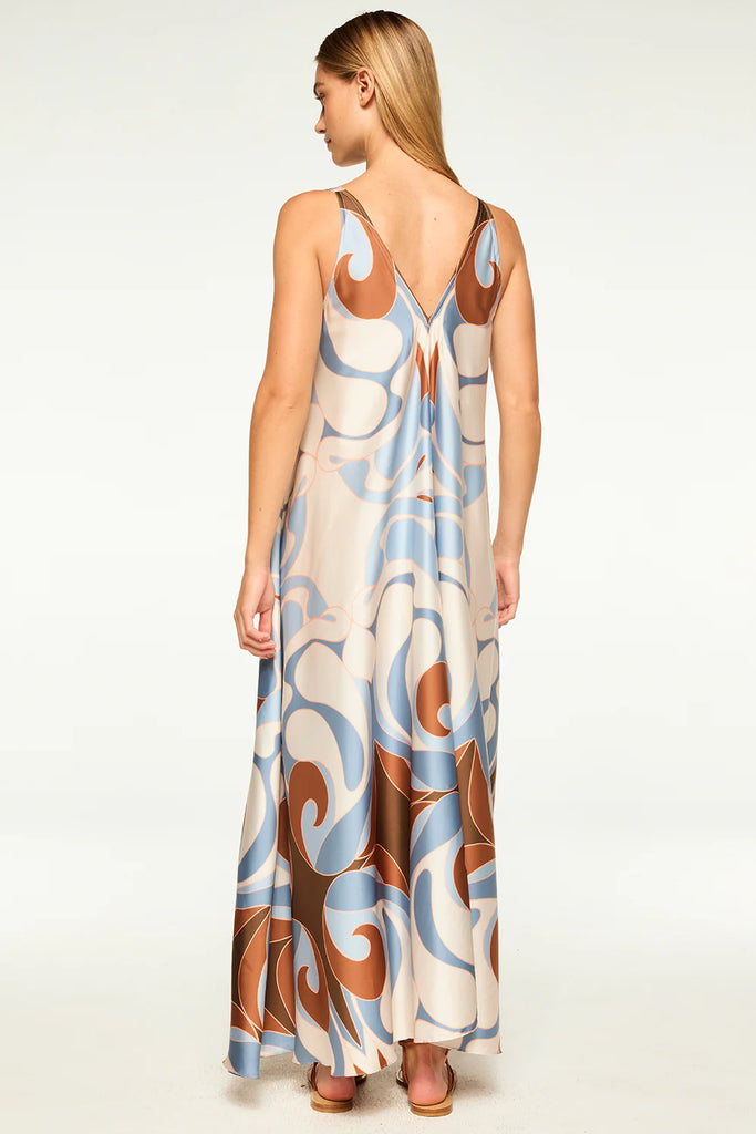 NOTTA Maxi Dress in Swans All Over