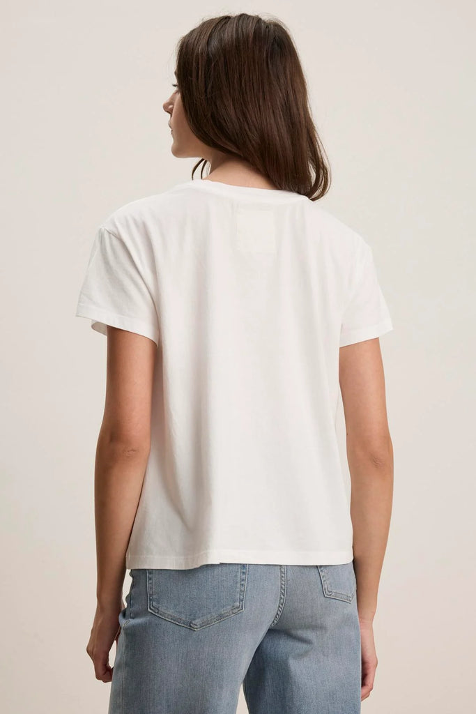 TOPANGA Short Sleeve Crew Neck Tee in White