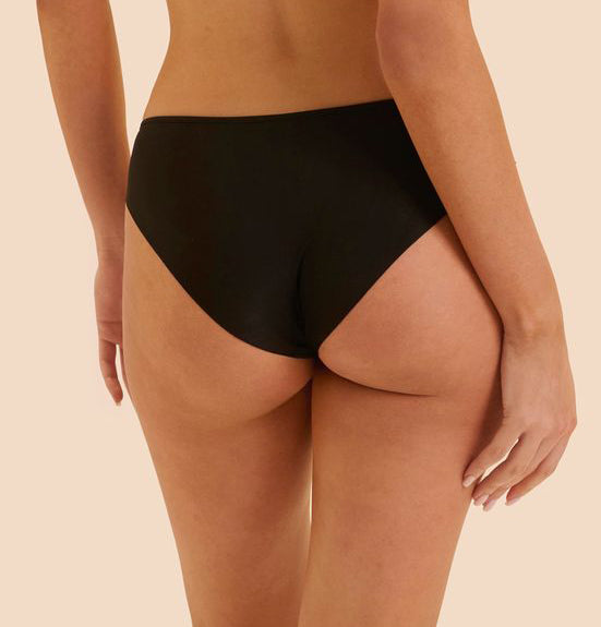 SAGA Bikini Briefs in Black Tattoo