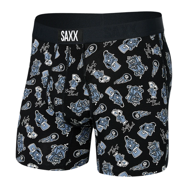 ULTRA Boxer Brief w/ Fly in Lucky Devil Black