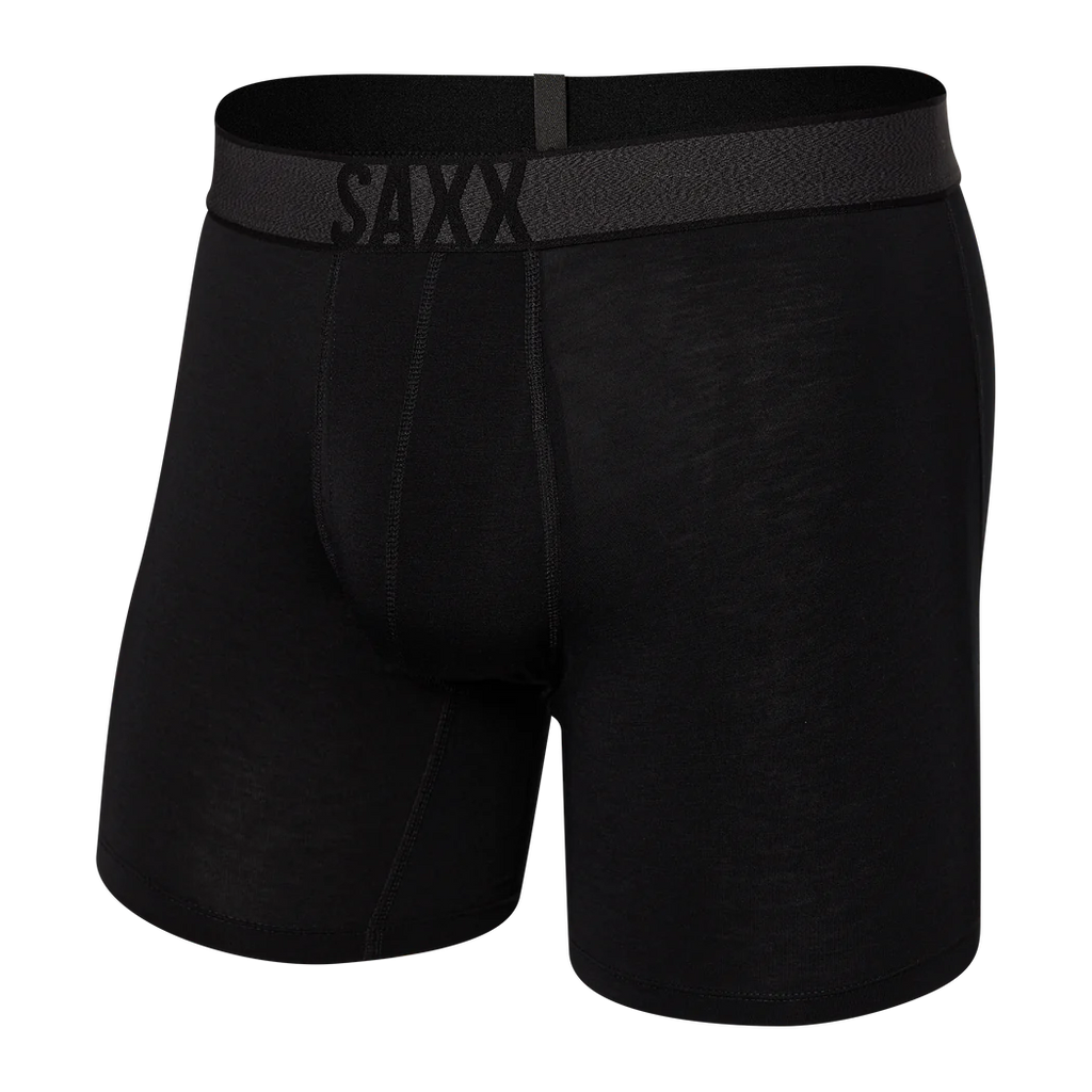 ROAST MASTER Mid-Weight Base Layer Boxer Brief in Black