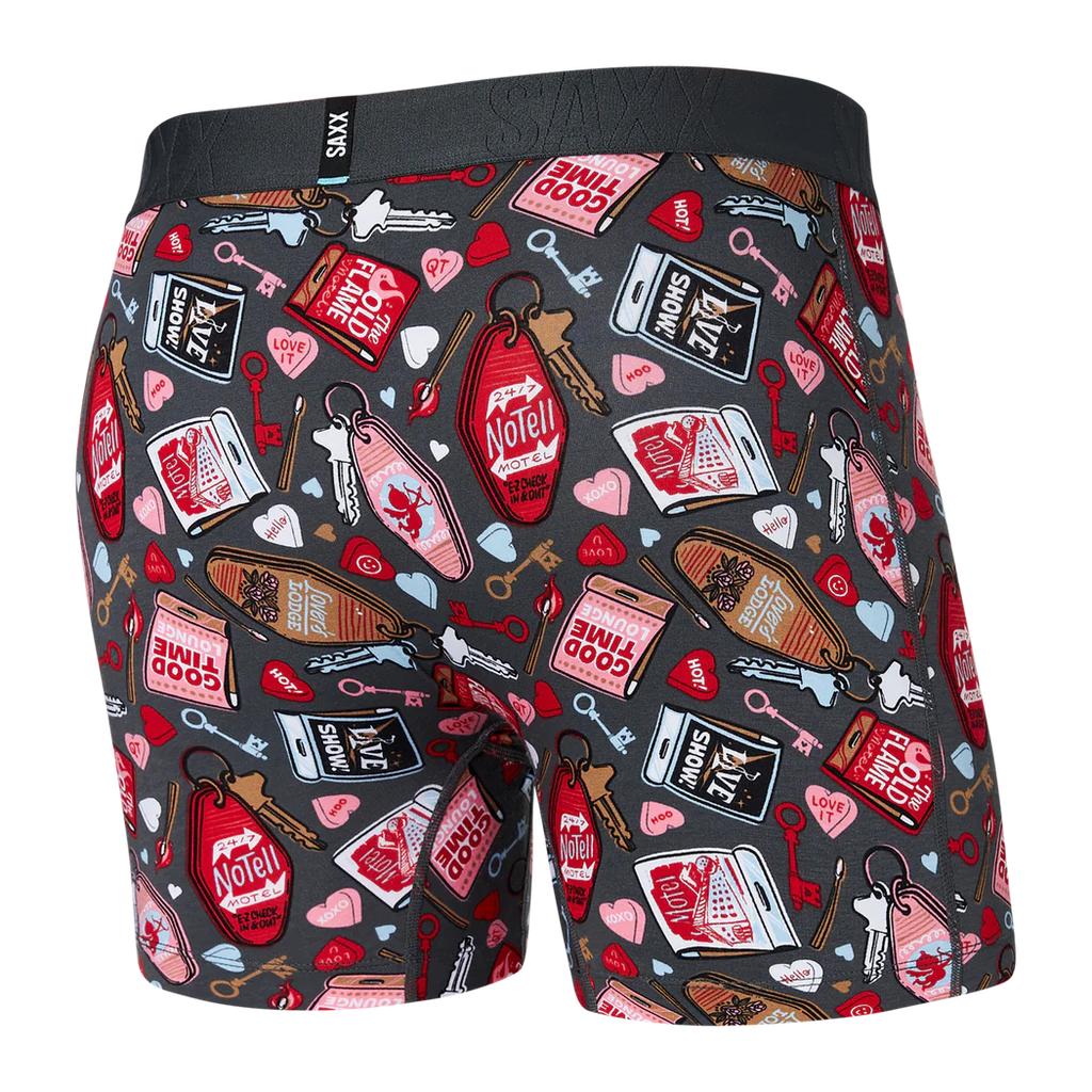 DROPTEMP Cooling Cotton Boxer Brief w/ Fly in No Tell Motel