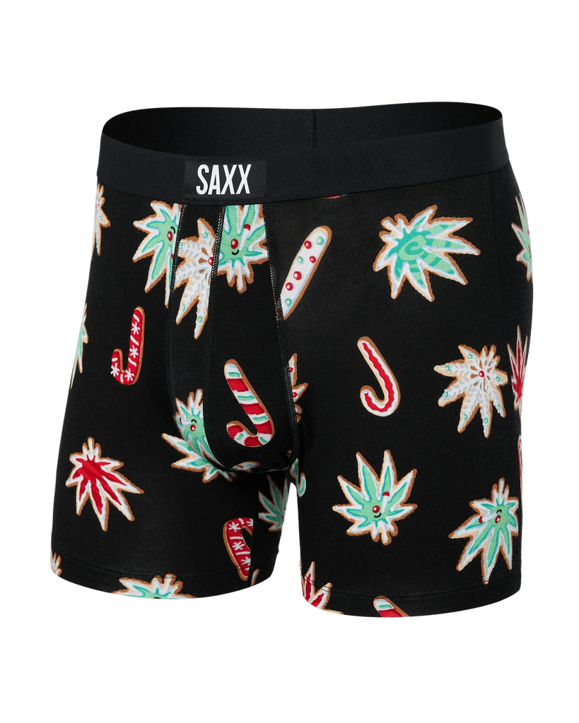 VIBE Boxer Brief in Bong Apetit Black