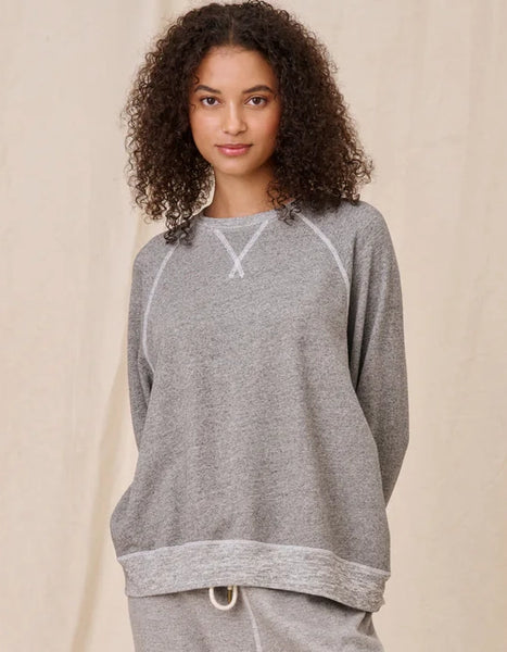 Slouch Sweatshirt in Varsity Grey