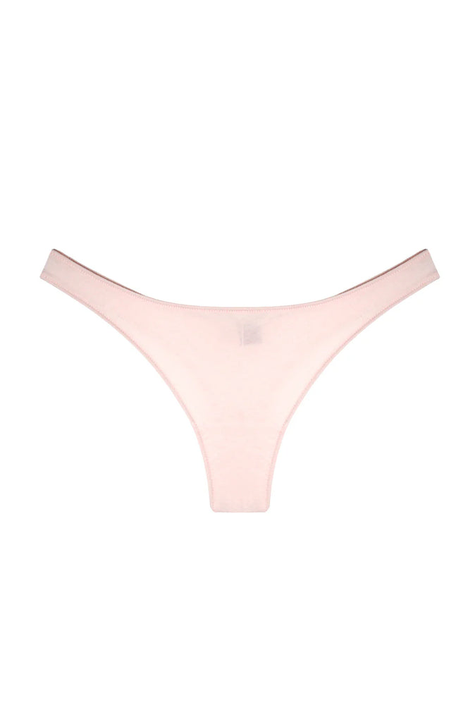 Organic Cotton Everyday Thong in Cotton Candy