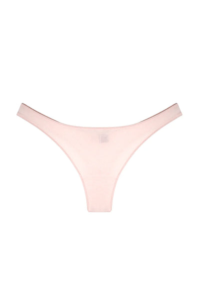 Organic Cotton Everyday Thong in Cotton Candy