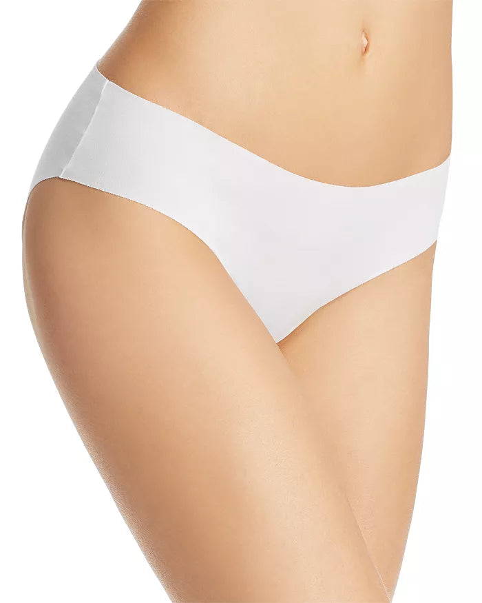 INVISIBLE Cotton Hi Cut Brief in White