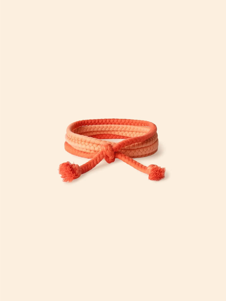 HAVANA Rope Belt in Orange Flame