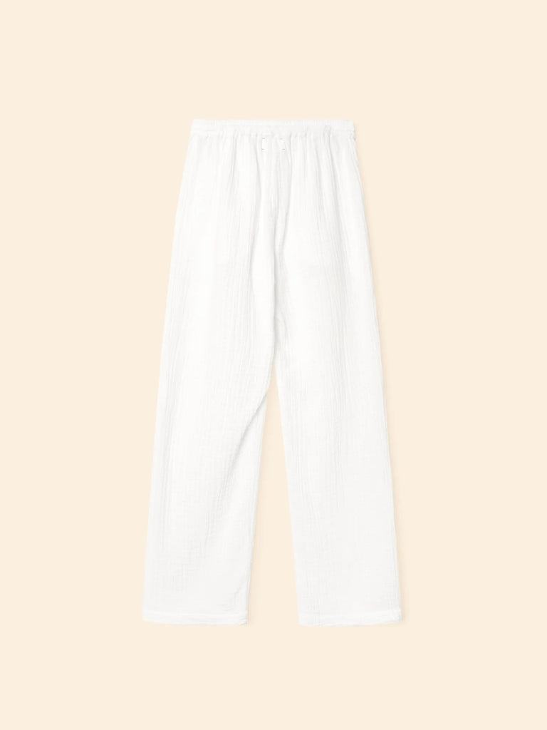 DEVON Gauze Pants in White