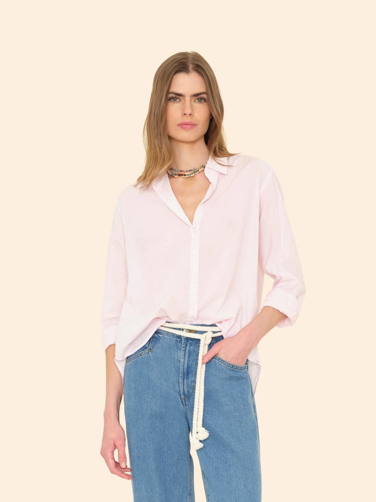 BEAU Long Sleeve Shirt in Pale Rose