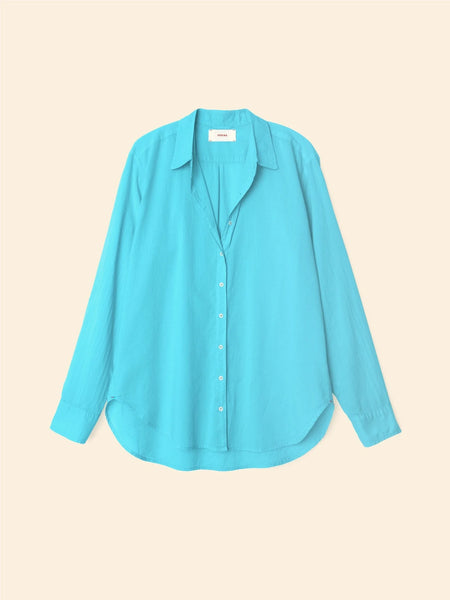 BEAU Long Sleeve Shirt in Cabana Blue